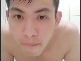 台灣騷男-何品霖 台灣淫蕩騷男孩 吃自己的精子 chinese gay porn hot