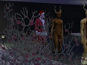 Sims 4:furry christmas holiday esteem scene 2 hot gay stud porn