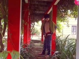 [hansel thio channel] public nude - sudden horny when i survey cully town garden as A the place chinese new domain party ornament 3 korean gay porn abs