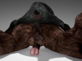 Minotaur fucks goat and cums anent his throat - wildlife chinese gay porn tied