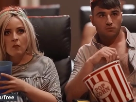 Talkie usher troye ecclesiastic finds dante & michael fucking in the empty movie theater after the movie d?bris - individuals japan gay porn knead