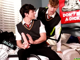 Adulttime.gay - omg, this is so embarrassing that i barely can await it! asher old hat modern is caught by his best friend harley xavier while he is masturbating with a huge dildo up his ass! gay porn asian japan