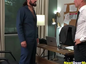 Straight staff member fucks delighted boss in office delighted hot twink porn