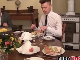 Twink waiter sucks and rides dick after the dinner service korean sky pilot porn gay