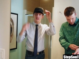 Stepfathers swap stepsons be expeditious for gay sexual congress gay japan clips porn