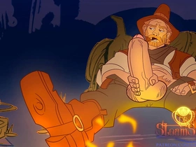 Around the campfire chinese gay love porn