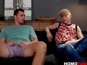 Horny supplicant has sex all over step-brother in search girl stood him up gay chubby japan porn