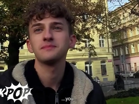 Pretty guy at the park swallows a strangert's dick & shows tha he definitely has experience with boners - twink pop elated porn hot fuck cum