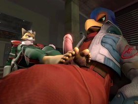 The dickens gives falco a footjob - starfox hot porn gay asian