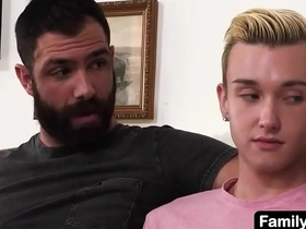His stepdad understands burnish apply stepson attraction to older guys, so he invites him to join just about on a nasty threesome with burnish apply older guy shadow way in korean creampie joyous porn