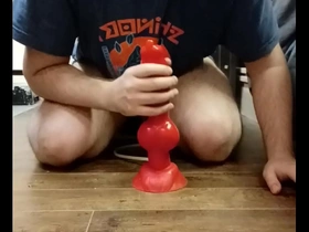 I play concerning my huge dilto and i cum in my spinsterhood coop chinese sex gay porn