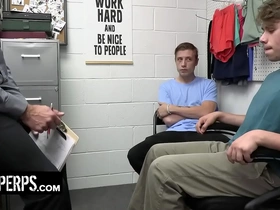 Young perps - muscular officer submits two suspected perps to a strip testing and deep cavity testing korean teenager joyful porn