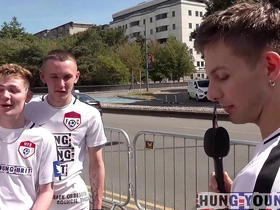 We found so many hot guys! we met this scally guy and he tried to teach us some welsh! indonesian outdoor delighted porn