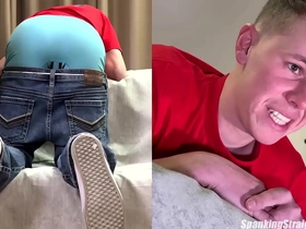 A straight boy is spanked for riding solo in the hov lanes gay video hot porn