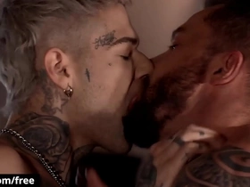 Two tattooed horny men (mickey taylor, tyler berg) love each others thick cock - bromo hot boy gay porn