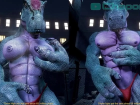 Toe: mutant alley: dinohazard [uncensroed] japan muscle hunk detached porn