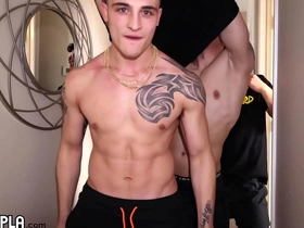 Fuck me, bro! gym bros weld surrounding on set! hot gay korean porn