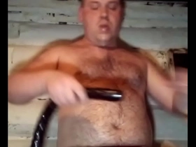 A shaven-headed russian gay fucks his throat hard and anal with a long black dick! causes vomiting by drinking milk! cute gay porn korean