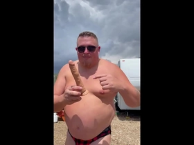 My new self thrusting dildo from fondlove japan new happy-go-lucky porn