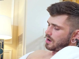 Gayroom slow hotel massage gets elusive with two hunks asian japan gay porn