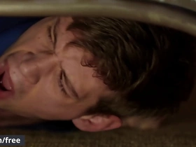 Submissive dude gets a hard bareback pounding in the ass and a facial - men porn sex gay indonesia