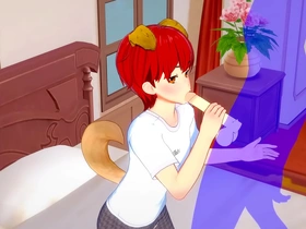 Yaoi femboy - shiro femboy handjob and blowjob - sissy crossdress japanese asian manga anime film  game porn gay porn hot gay